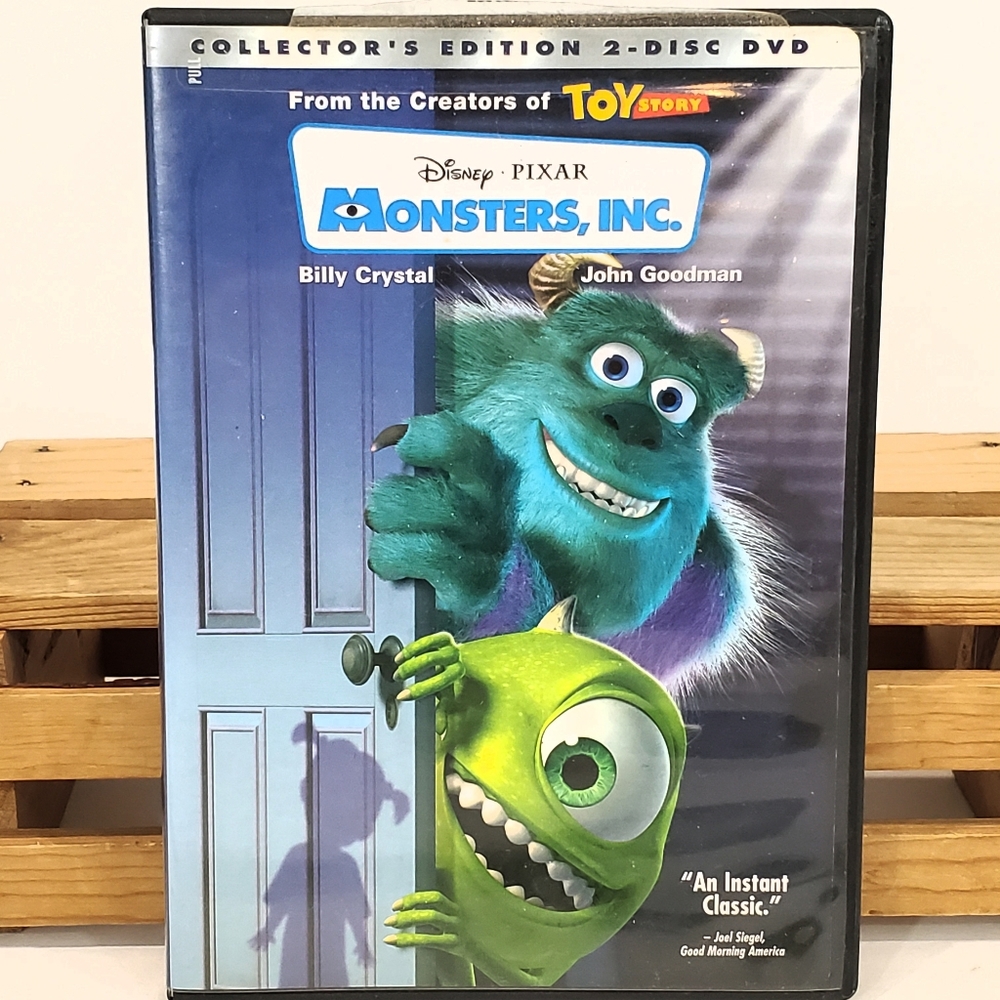 Disney Pixar Monsters, Inc. DVD Collectors Edition Movies Family Entertainment
